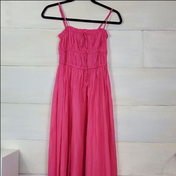 J.Crew breezy cotton pink dress. Size XS - Picture 2 of 8